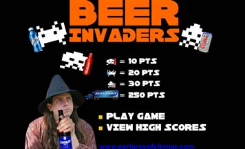 Earl Grey of Chimay Beer Invaders Arcade Flash Game
